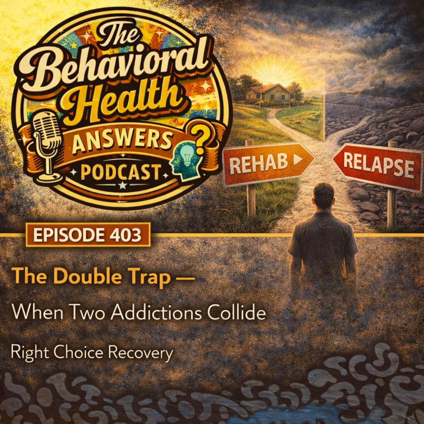 Episode 403: The Double Trap - When Two Addictions Collide | Right Choice Recovery episode artwork