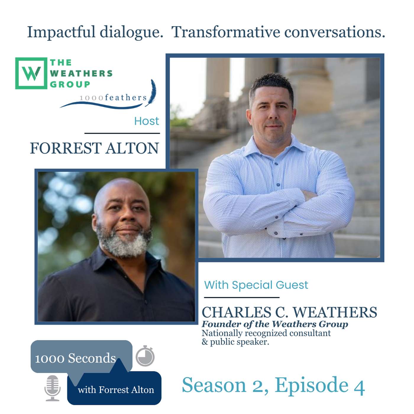 Facilitation to Impact, A Consultant's Calling: 1000 Seconds with Charles C. Weathers episode artwork