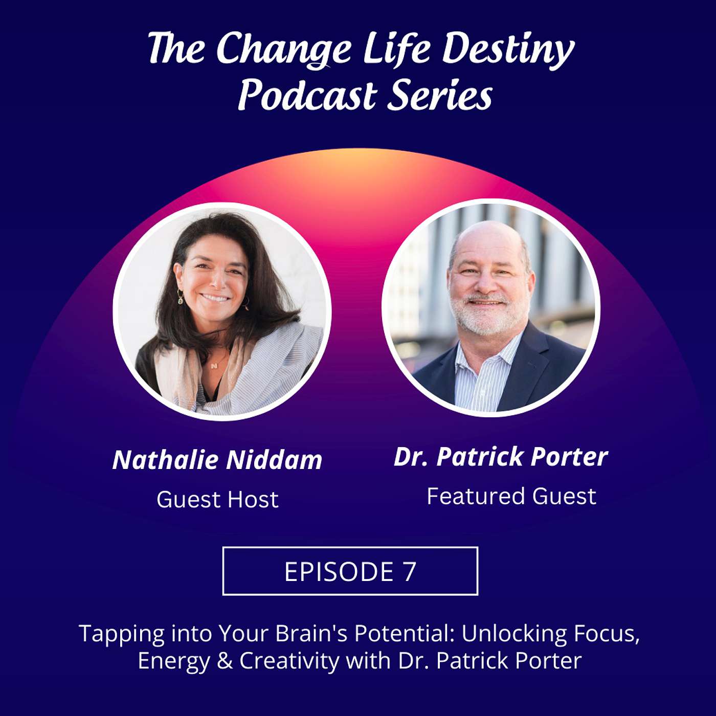 #07 - Tapping into Your Brain's Potential: Unlocking Focus, Energy & Creativity with Dr. Patrick Porter episode artwork