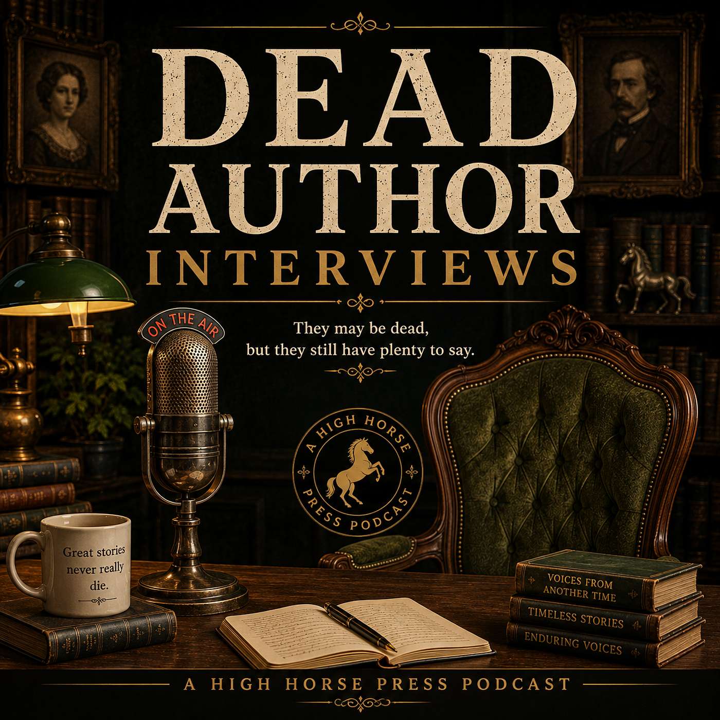 The Dead Author Interviews podcast artwork