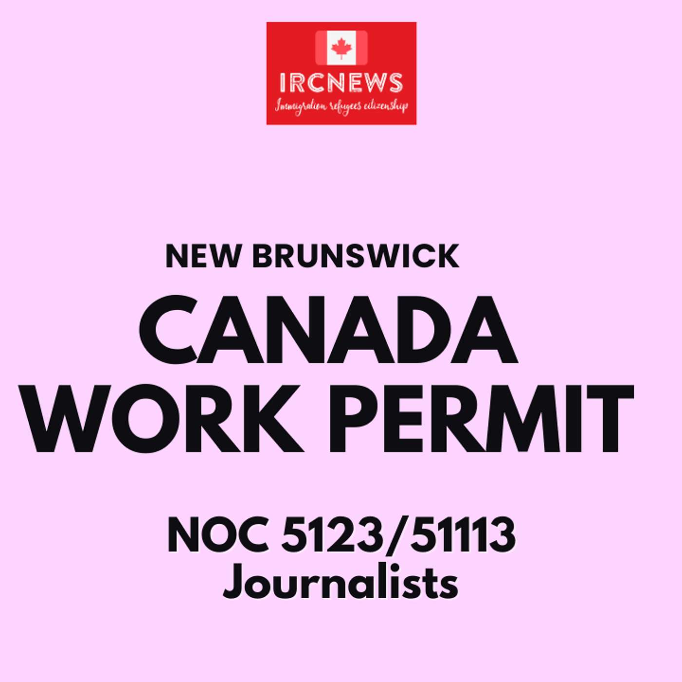 Canada Immigration New Brunswick NOC 5123/51113 Journalists Work Permits episode artwork