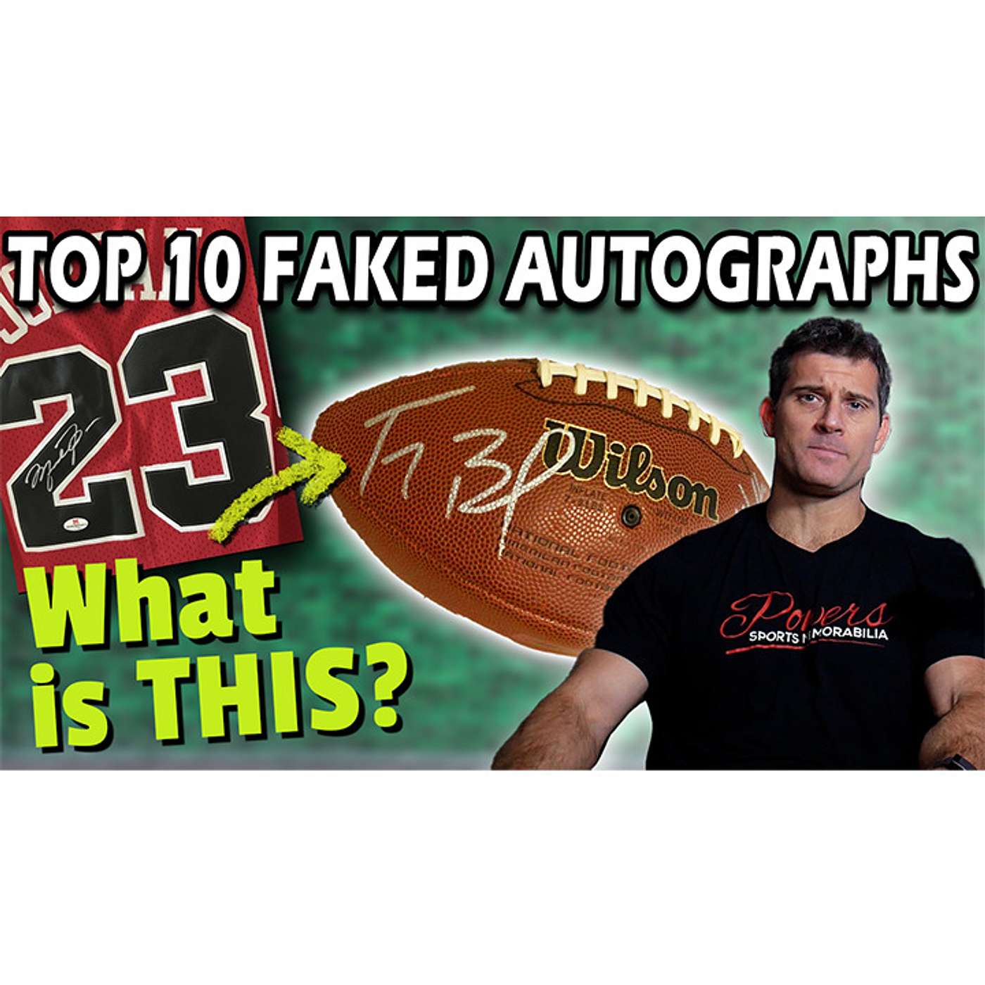 Top 10 FAKED Sports Autographs - Don't Get BURNED!  Watch Before Your Next Big Purchase
