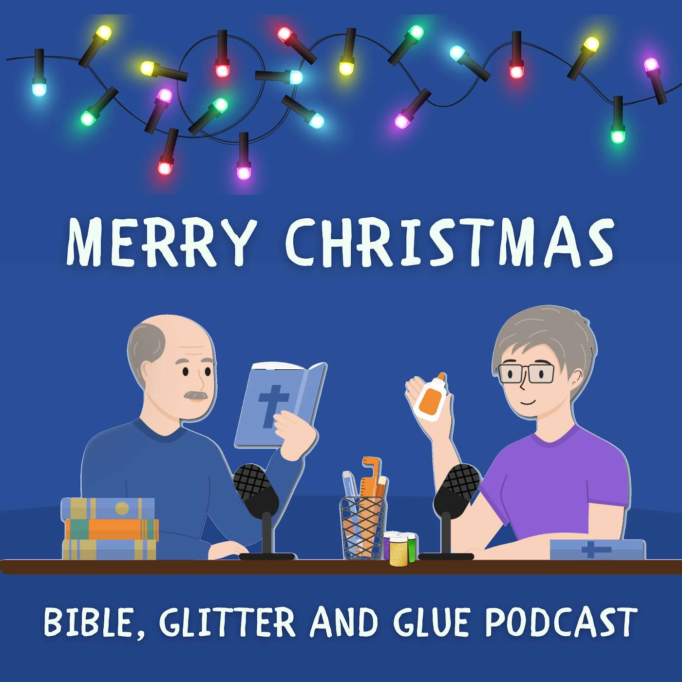 Bible, Glitter and Glue