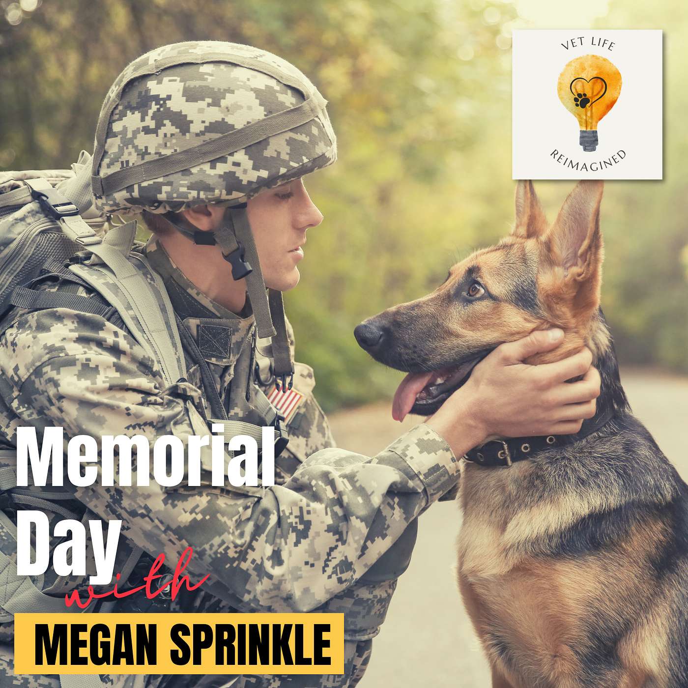 Memorial Day 2023 & a story of a military working dog, Lucca episode artwork