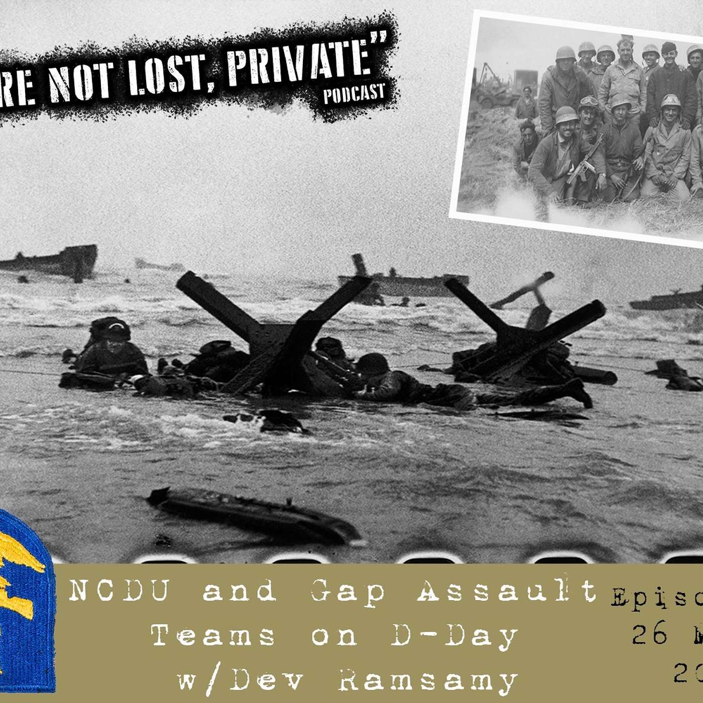 EP30 - Omaha Beach NCDU & Gap Assault Teams on D-Day w/Dev Ramsamy episode artwork