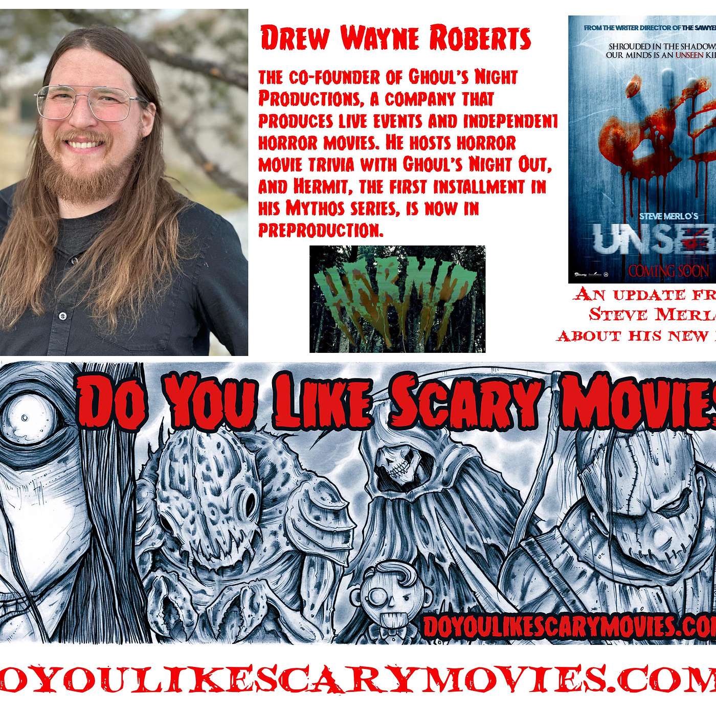 Independent Horror night with Steve Merlo & Drew Wayne Roberts
