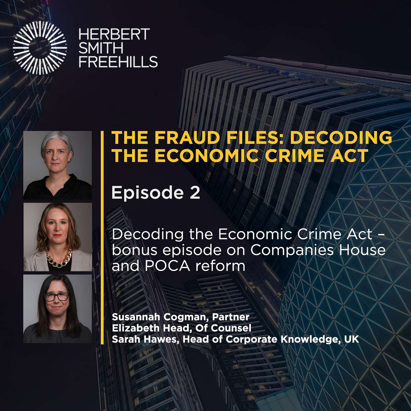 The Fraud Files: Decoding the Economic Crime Act – bonus episode on Companies House and POCA reform episode artwork