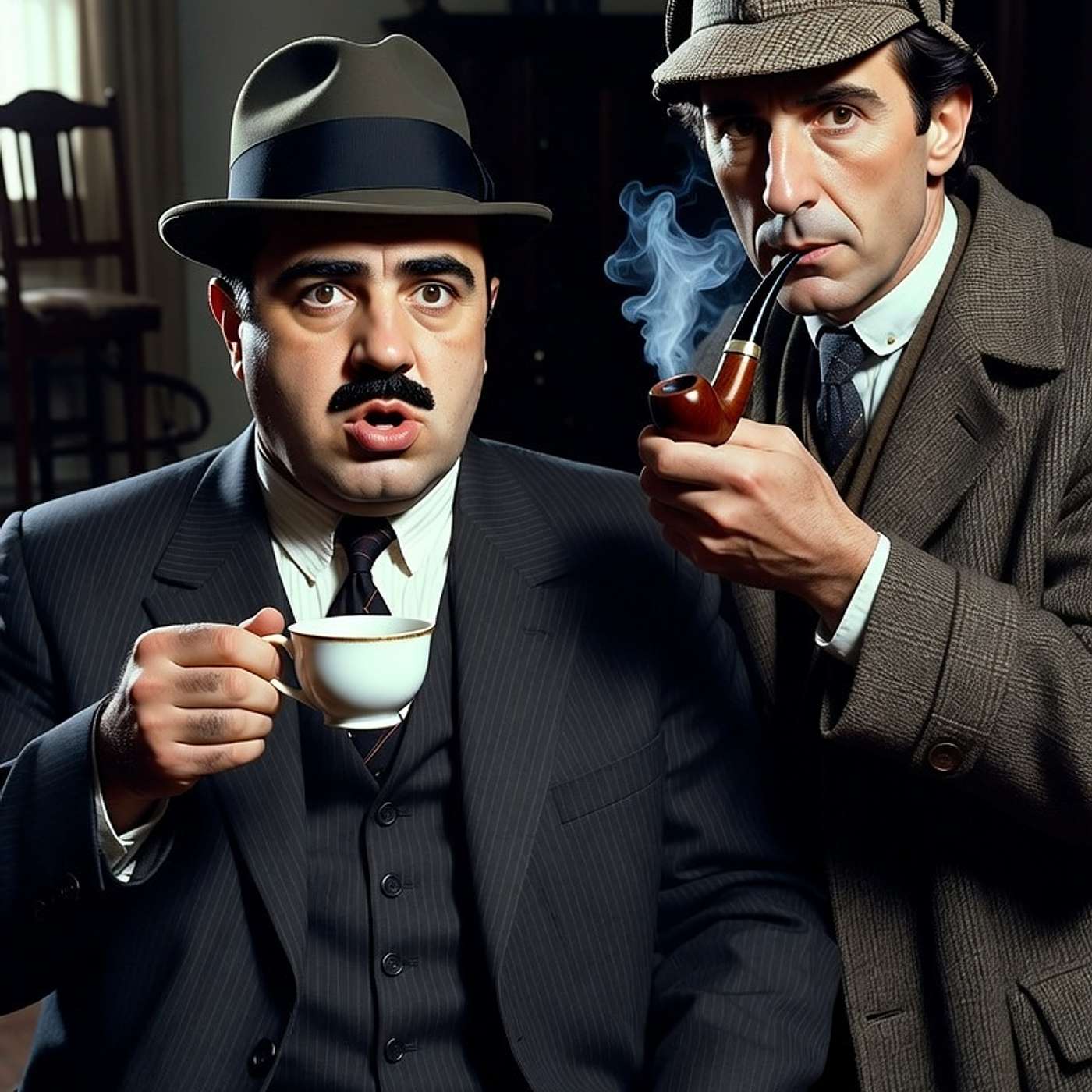 British Capone vs US Sherlock episode artwork