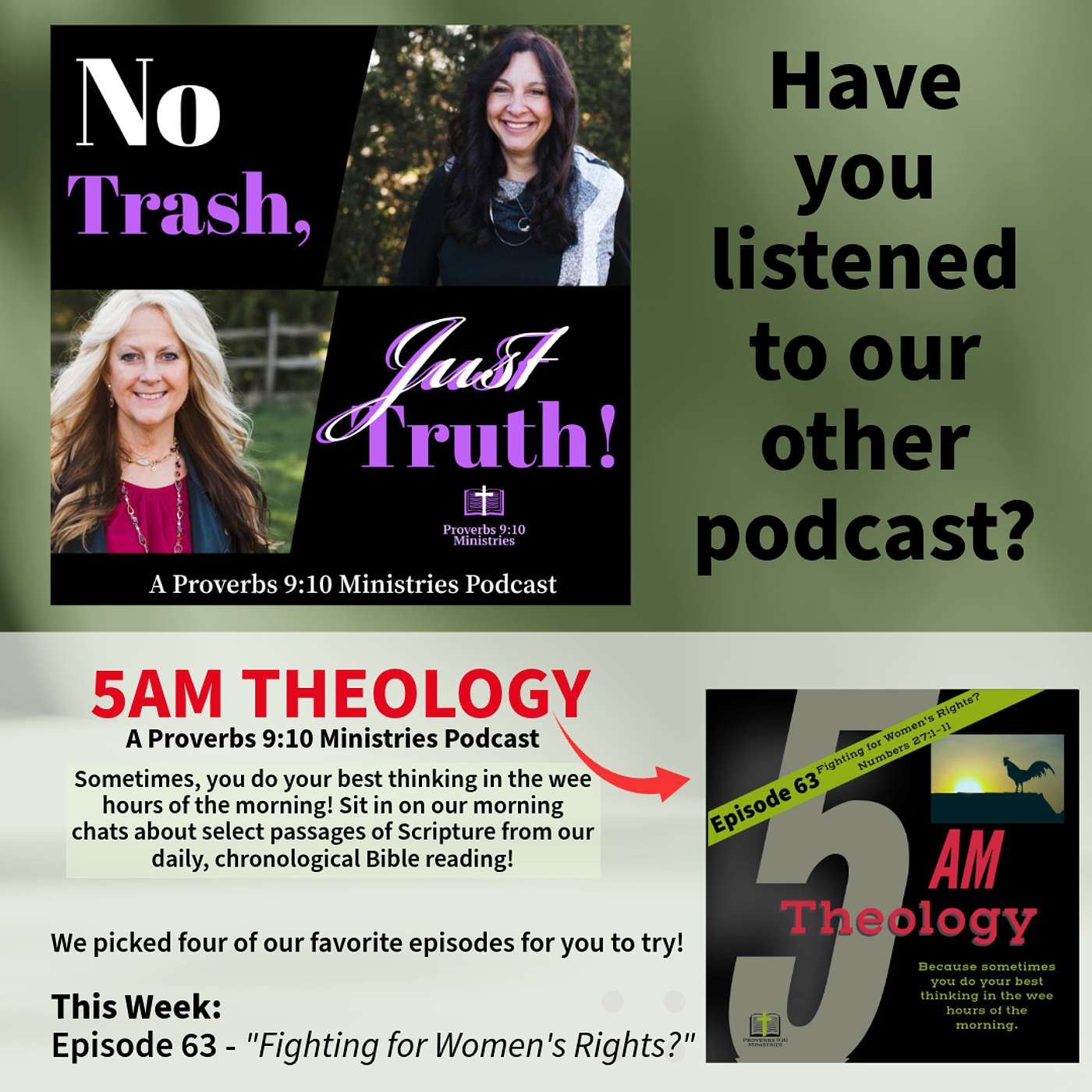 Episode 307 - Fighting for Women's Rights? - 5AM Sampler Part 2
