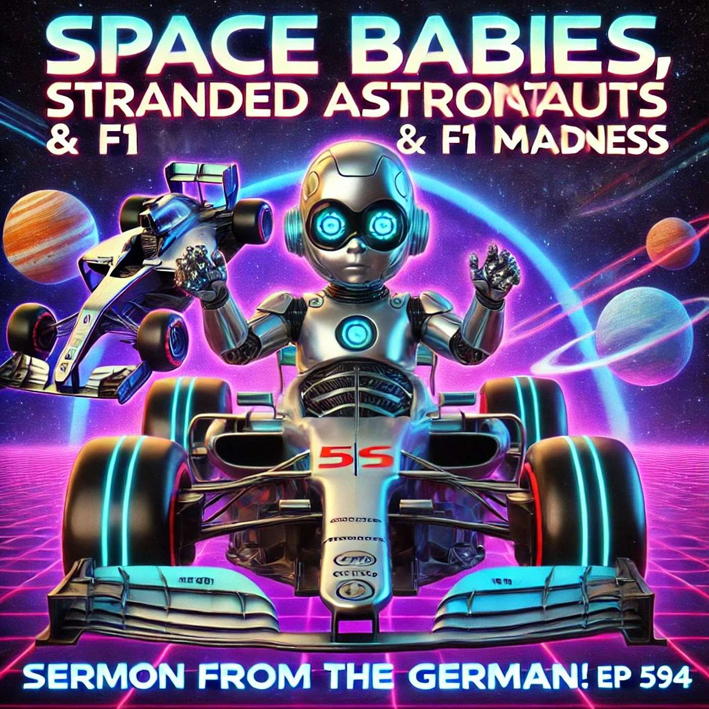 Space Babies, Stranded Astronauts & F1 Madness | Sermon from the German!  Ep 594