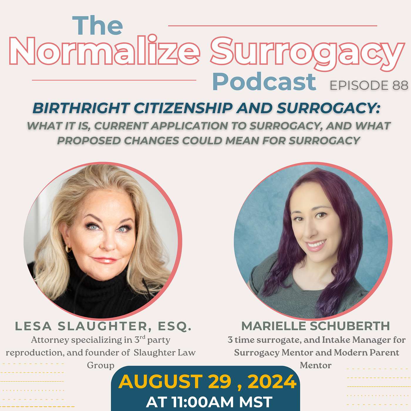 Episode 88: Birthright Citizenship and Surrogacy