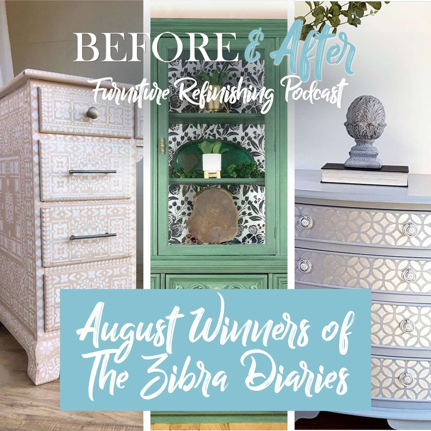 Learn more about stenciling as The Zibra Diaries August winners chat about their winning pieces.