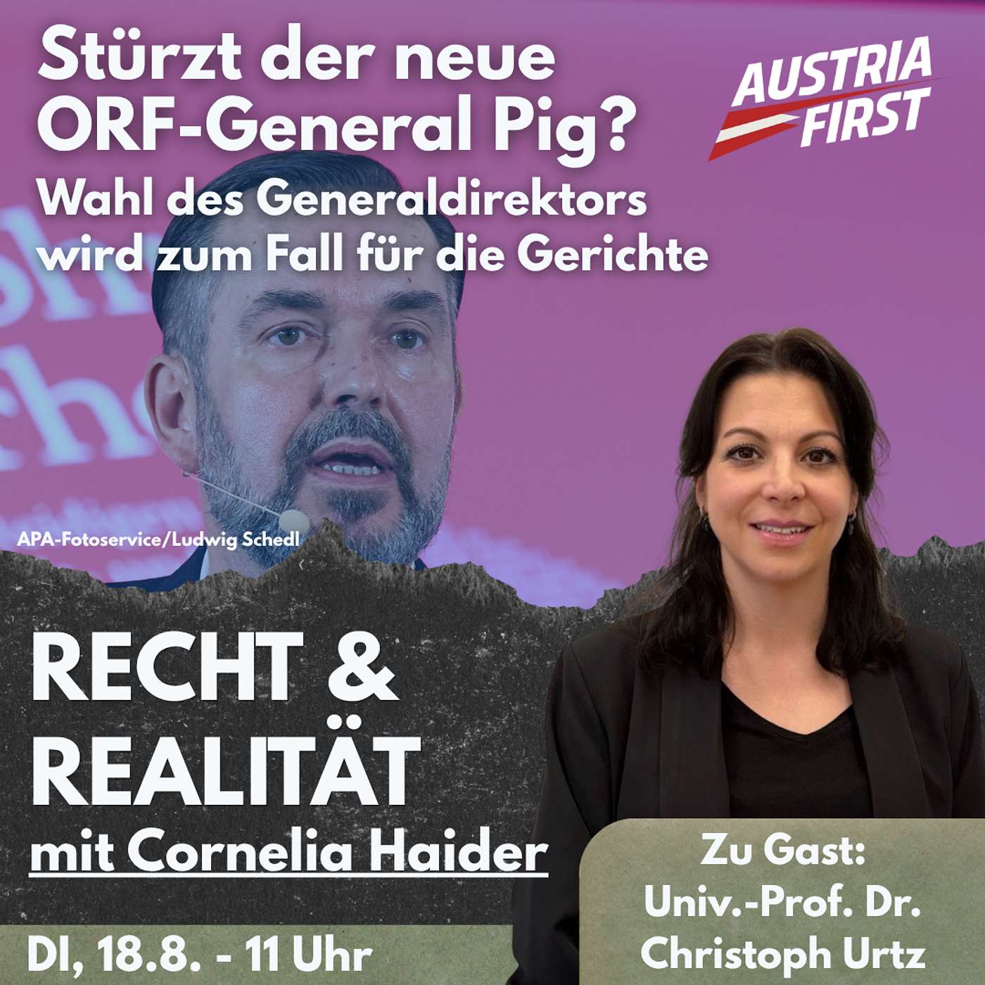 Clemens Pig vor dem Fall? Christoph Urtz über die Beschwerde gegen die ORF-Wahl - Recht und Realität episode artwork