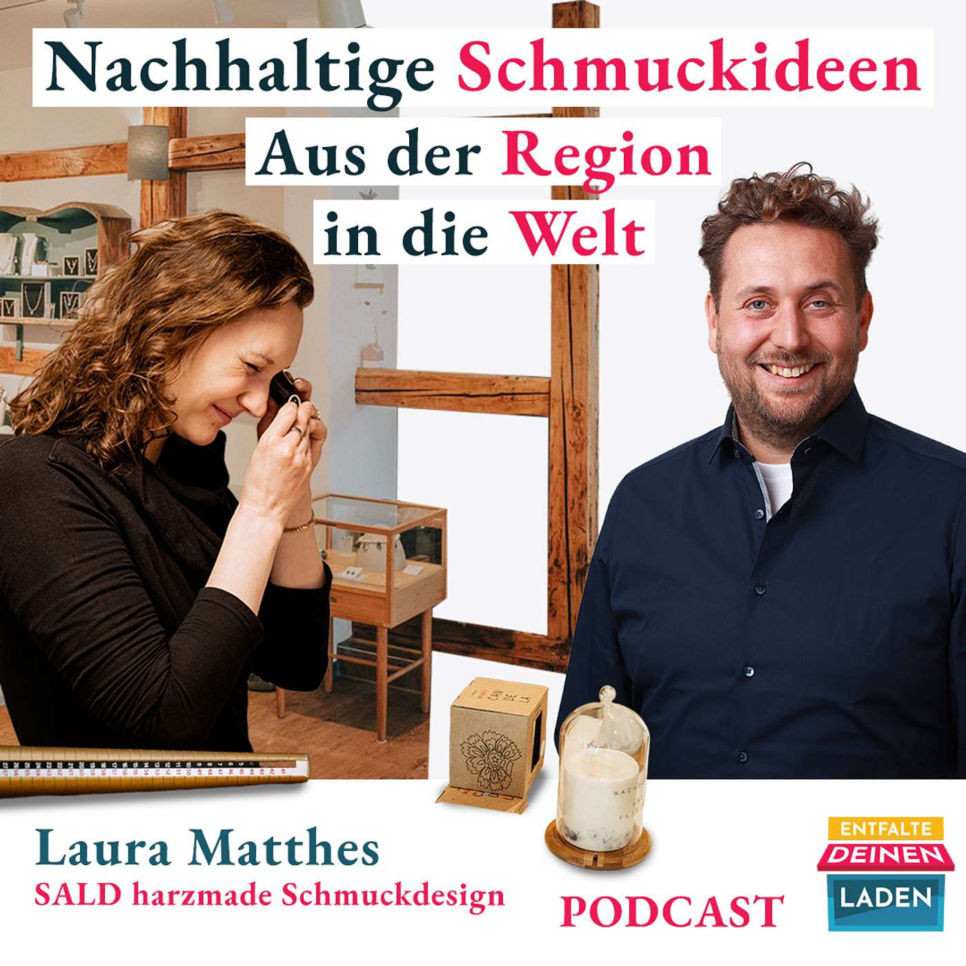 Nachhaltige Schmuckideen - aus der Region in die Welt | Laura Matthes -  SALD Harzmade Schmuckdesign