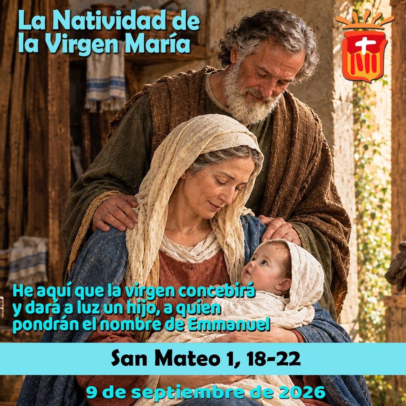 2026-09-08 San Mateo 1, 18-23: Natividad de la Santísima Virgen María episode artwork