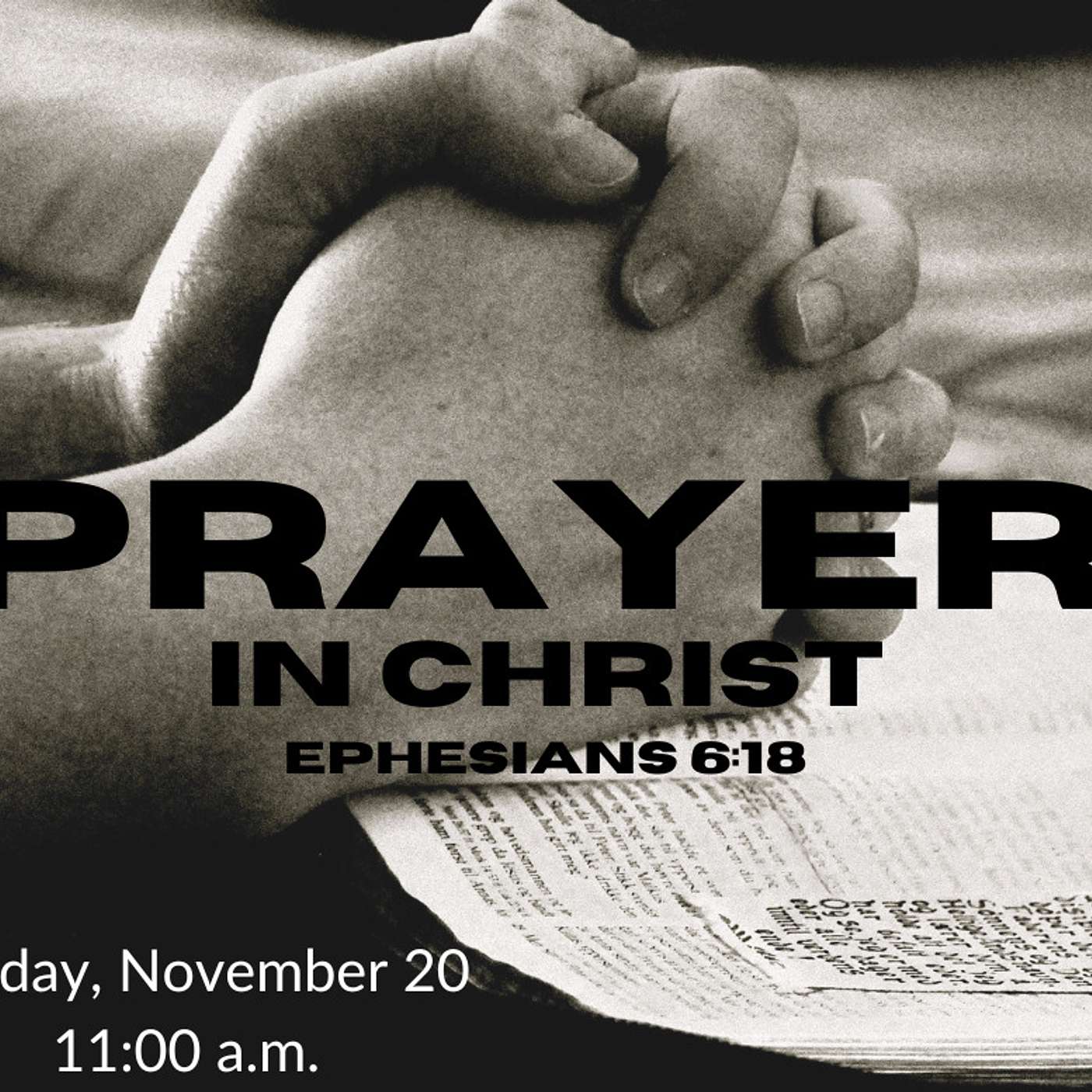 Prayer In Christ
