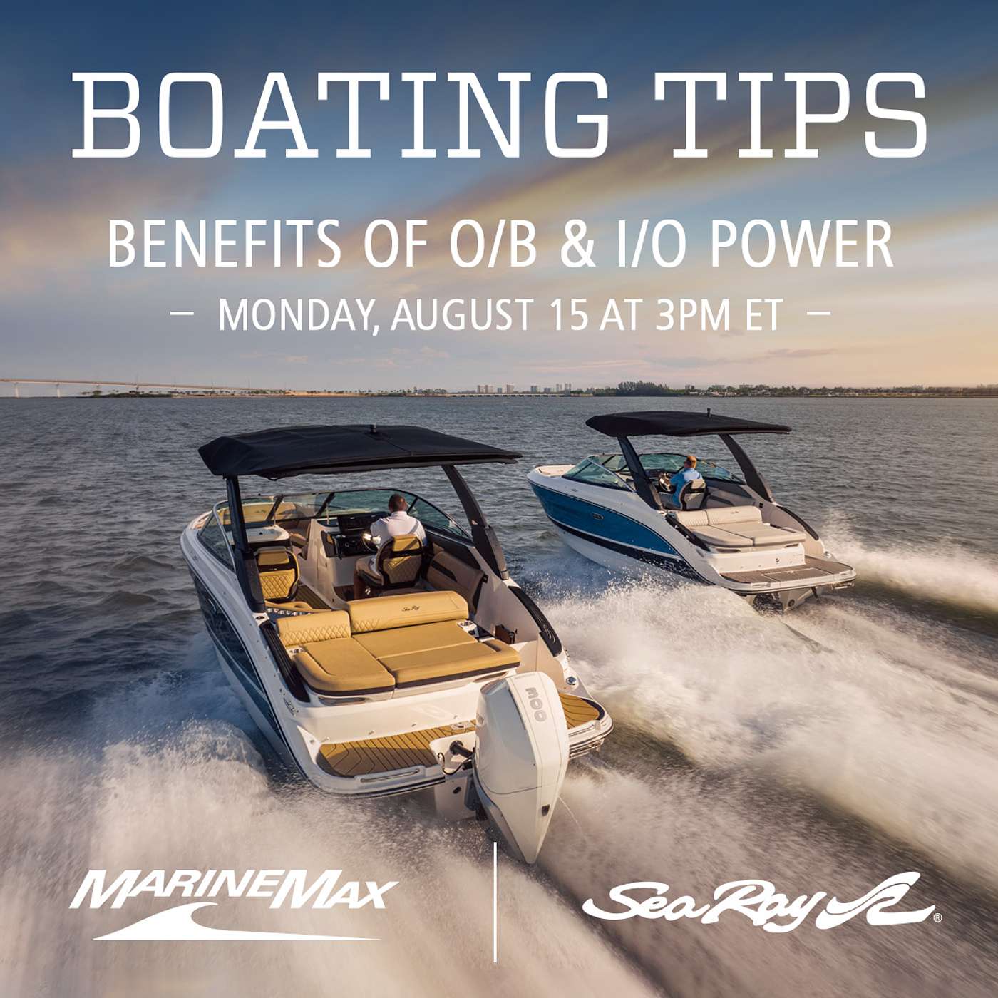 Boating Tips | Benefits Outboard & IO Power | Sea Ray SLX 260
