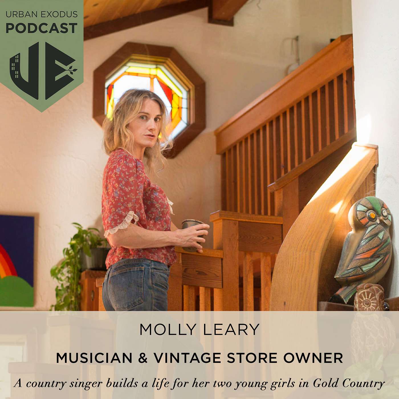 E33: A mother and vintage clothing purveyor leaves the city to build a better life for her two daughters on the autism spectrum | Molly Leary of Squash Blossom Vintage in CA episode artwork