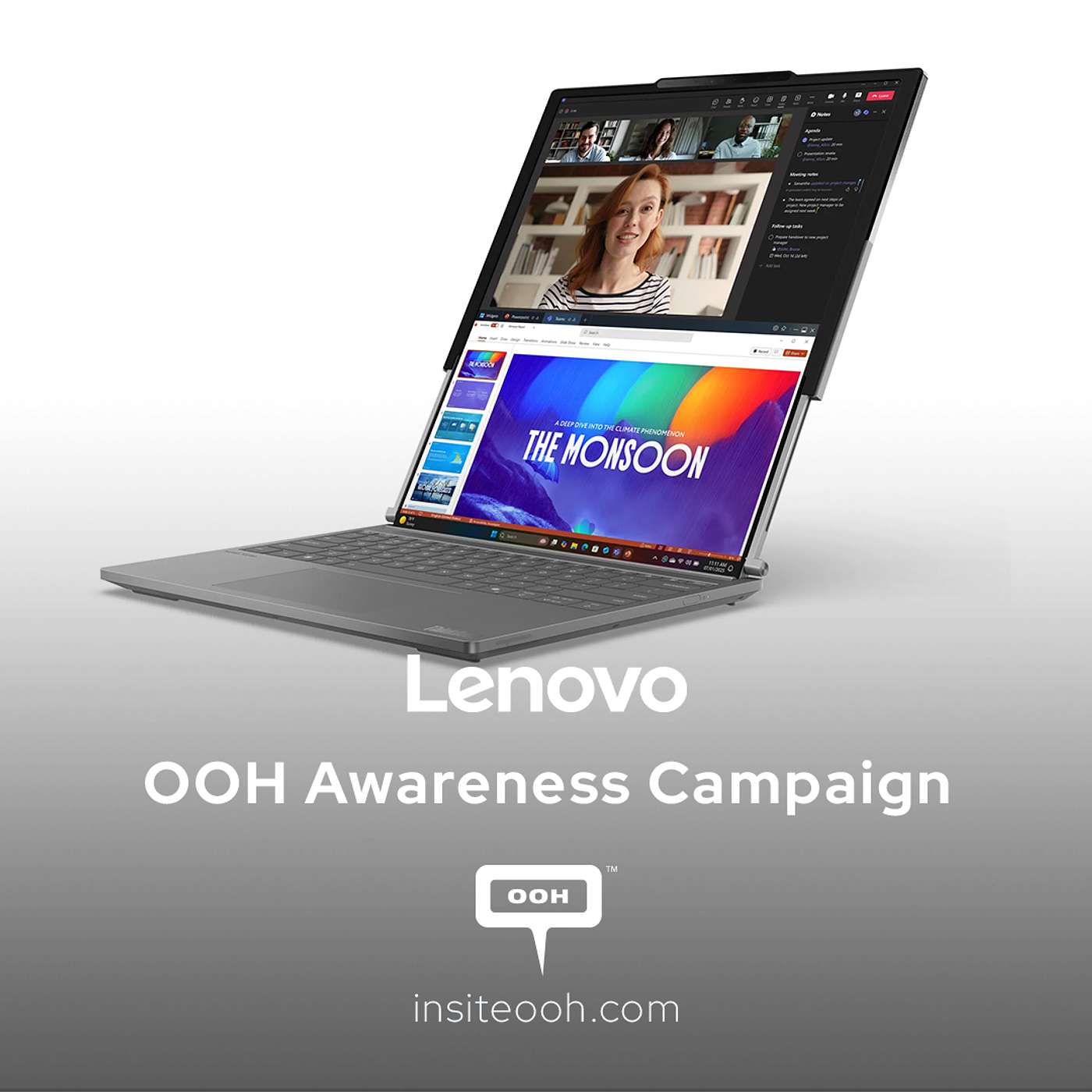 Lenovo’s Die-Cut UAE Billboards Turn the ThinkBook Into the Message