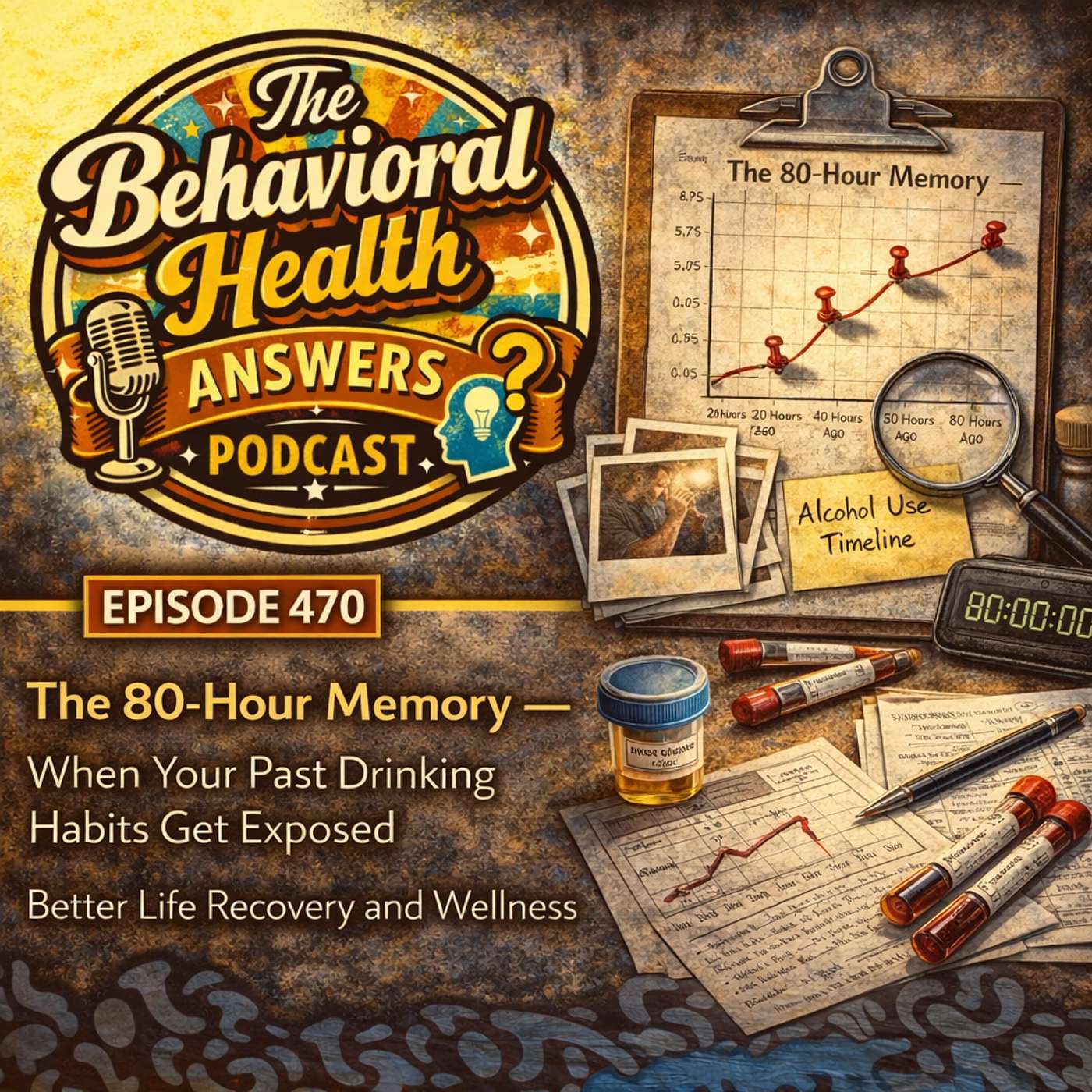 Episode 470: The 80-Hour Memory - When Your Past Drinking Habits Get Exposed | Better Life Recovery and Wellness episode artwork