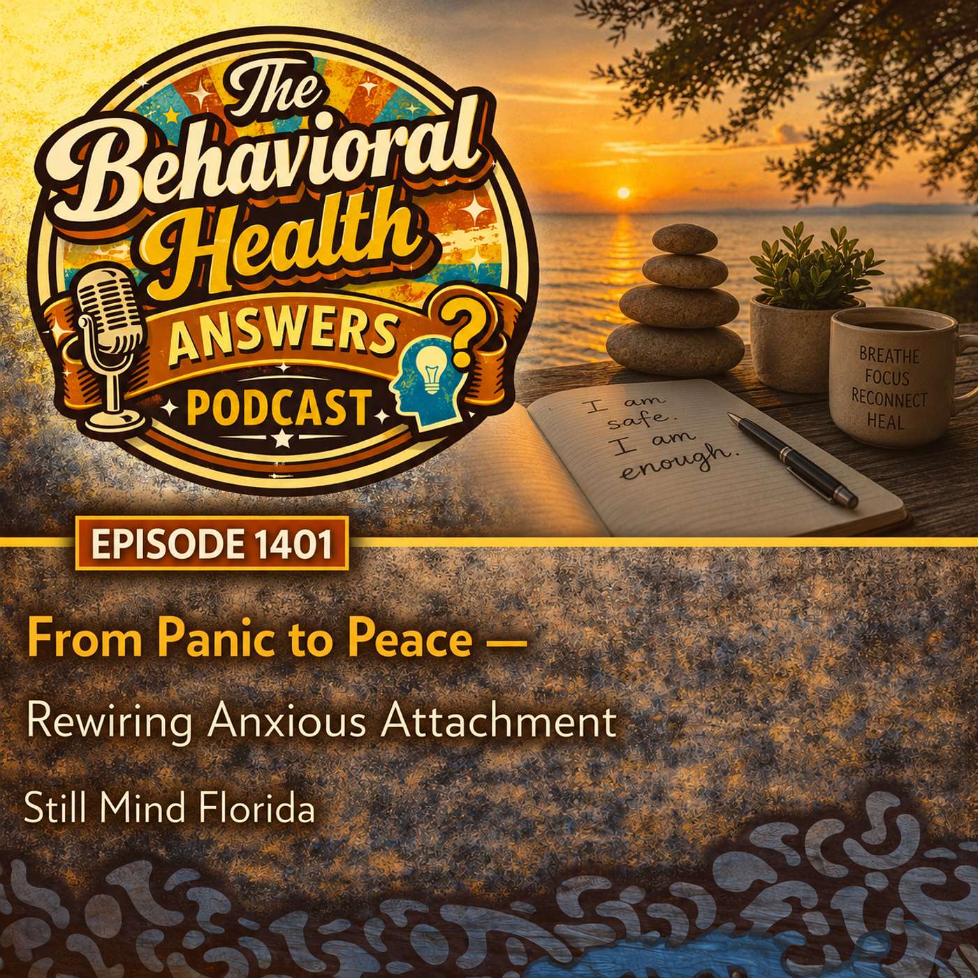 Episode 1401: From Panic to Peace - Rewiring Anxious Attachment | Still Mind Florida episode artwork