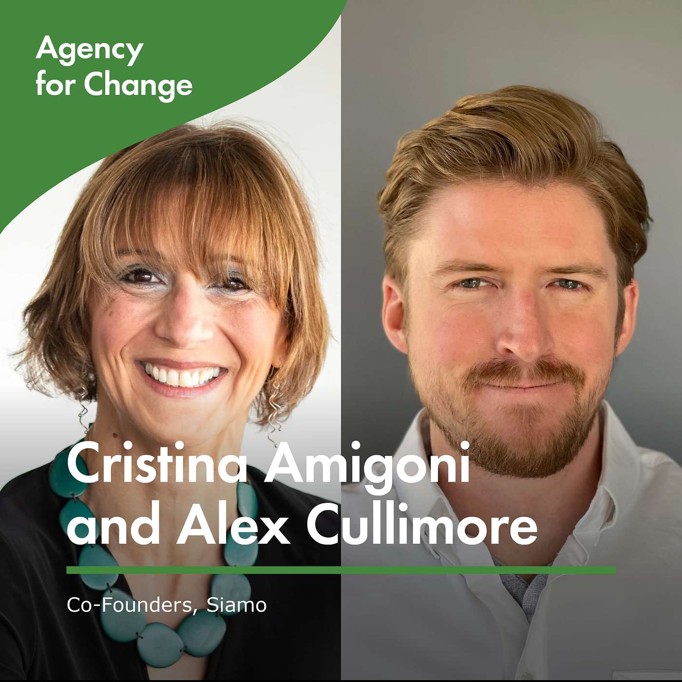 Changemakers Cristina Amigoni and Alex Cullimore, Siamo Changemakers Cristina Amigoni and Alex Cullimore, Siamo