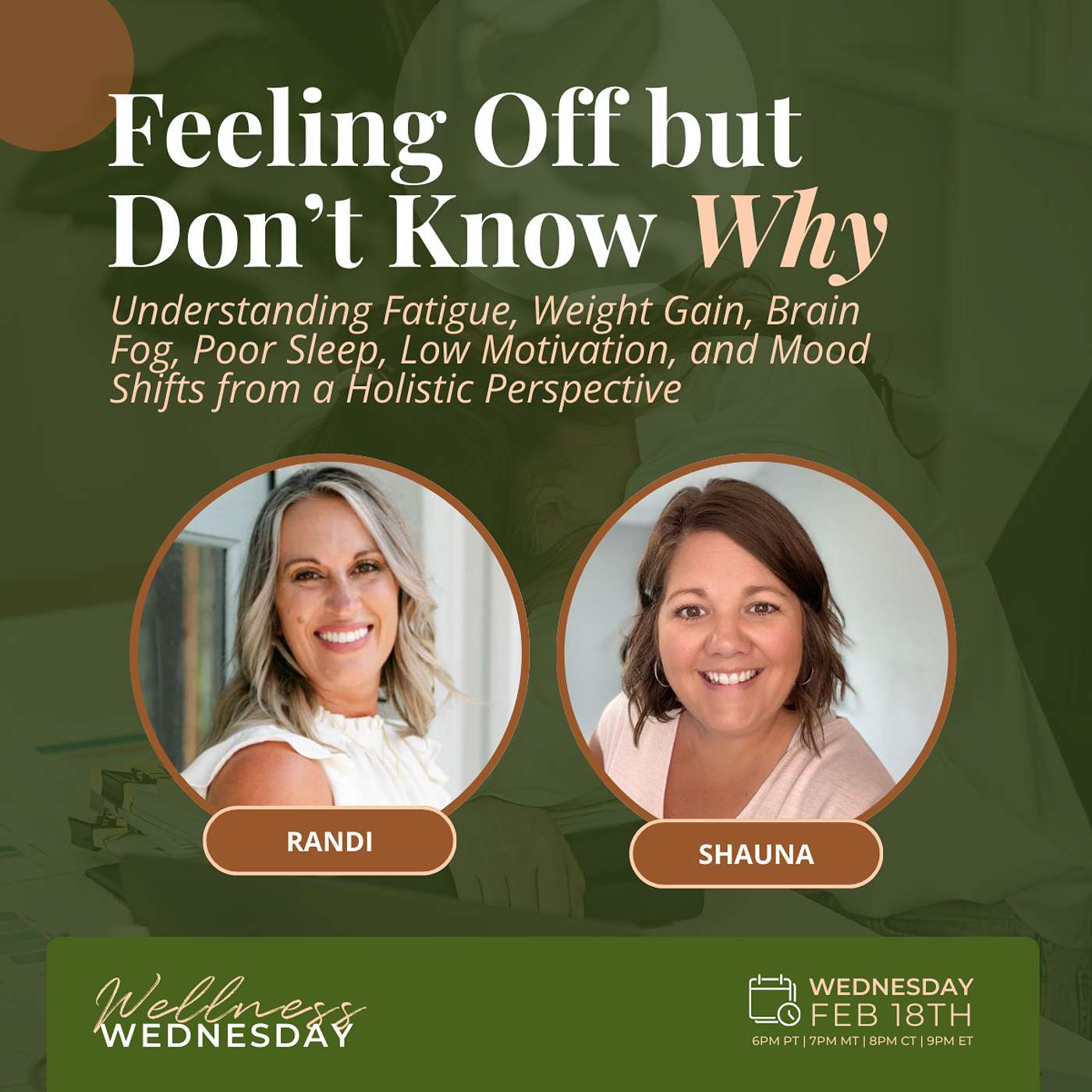 Feeling Off but Do Not Know Why? Feeling Off but Do Not Know Why?