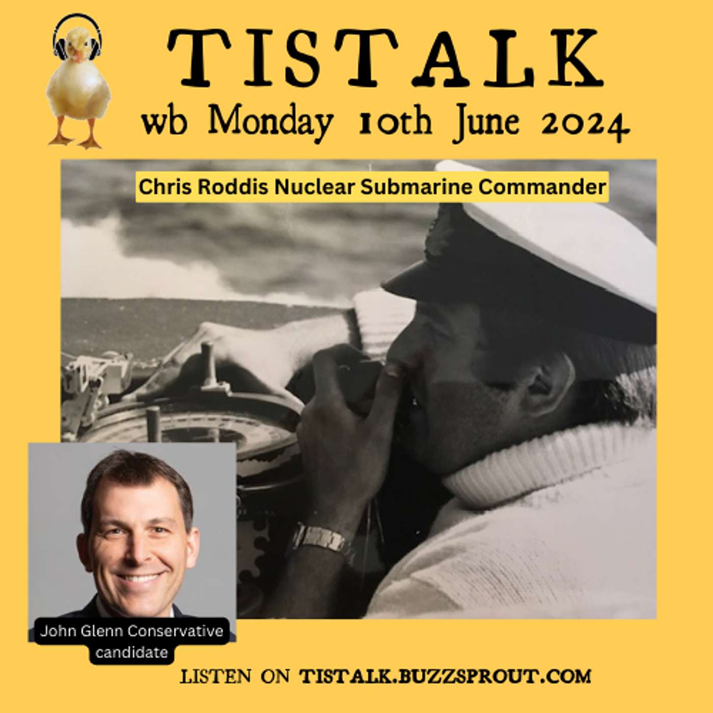 10th June 2024 Chris Roddis: Nuclear Sub Commander, John Glen Tory Candidate, Swallowcliffe Walk, D-Day bells