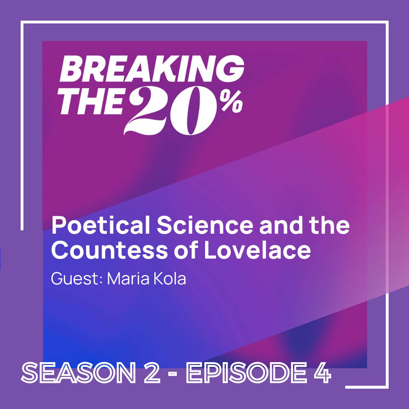 Poetical Science and the Countess of Lovelace with Maria Kola