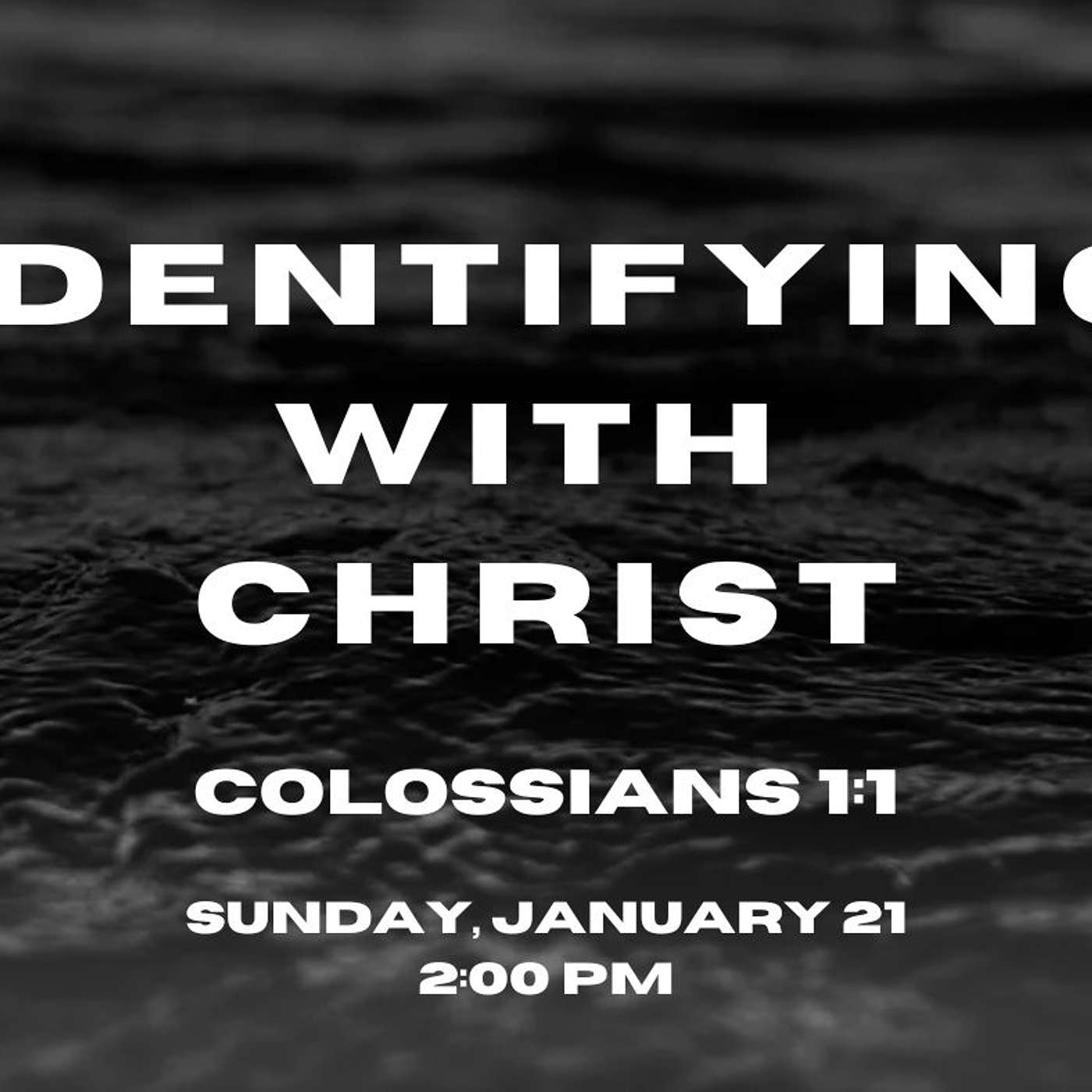 Identifying With Christ First