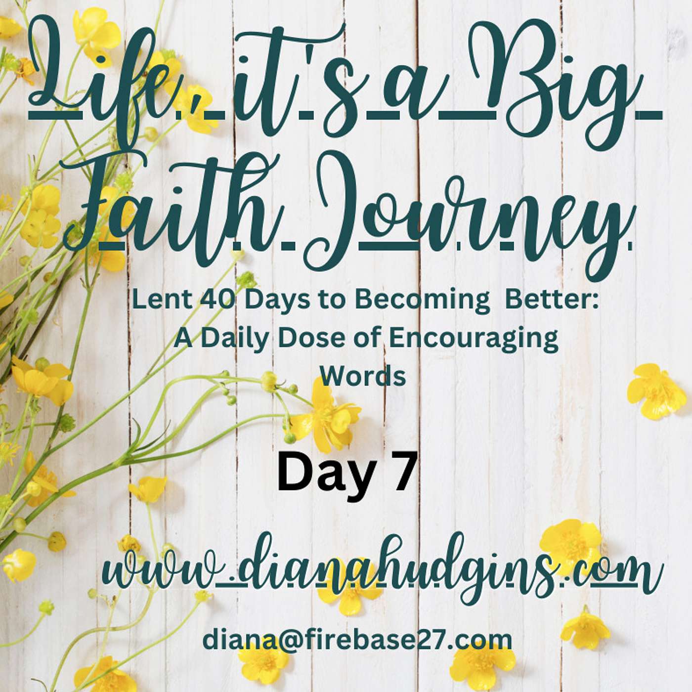 Life, it\'s a Big Faith Journey