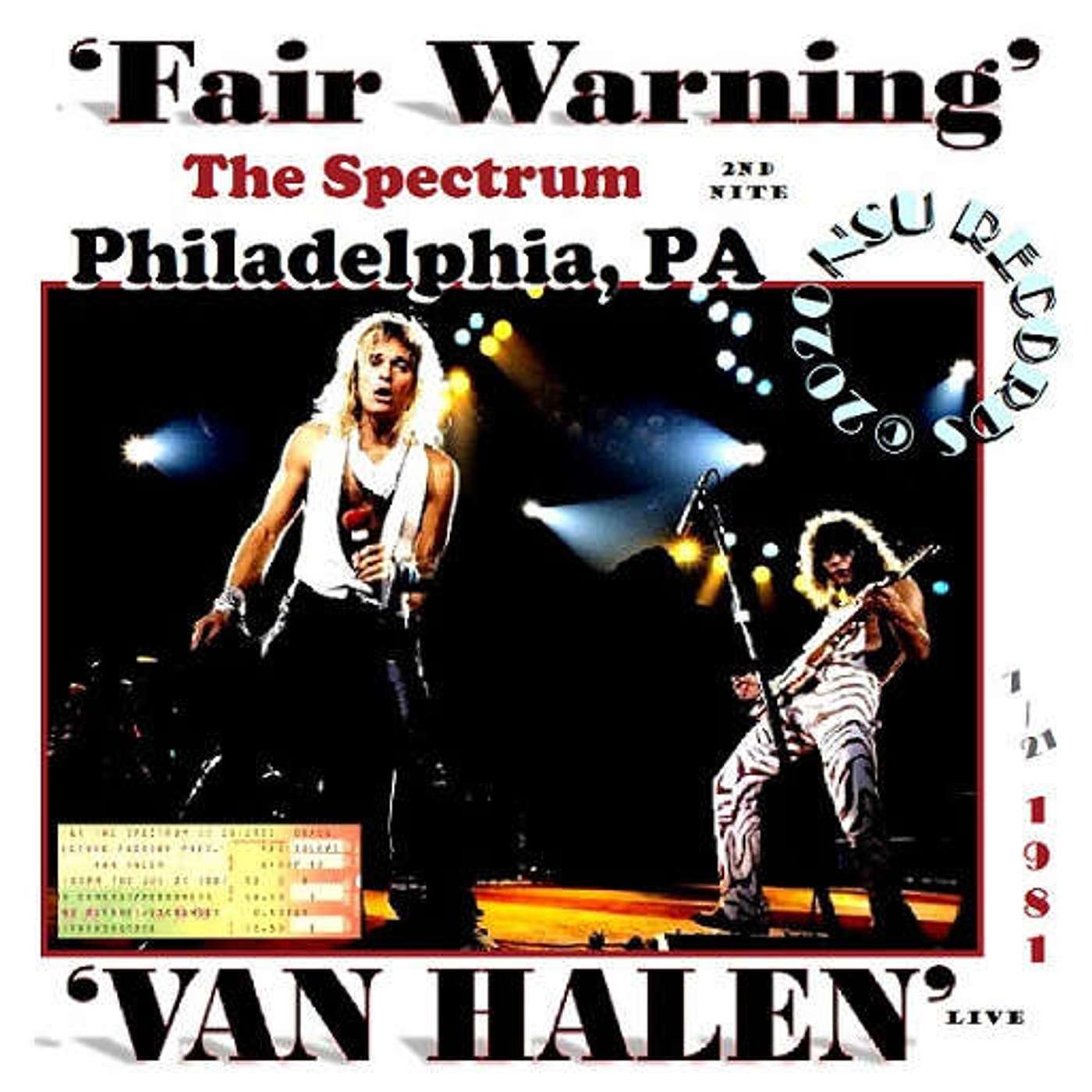 Van Halen Live at the Spectrum- On Fire 7/21/1981