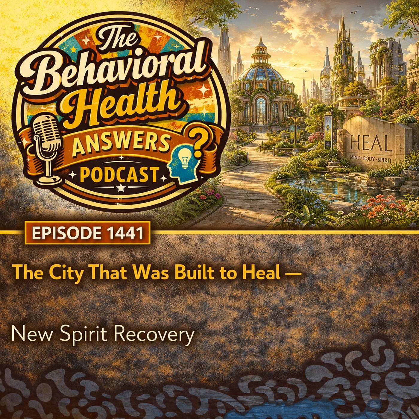 Episode 1441: The City That Was Built to Heal | New Spirit Recovery episode artwork