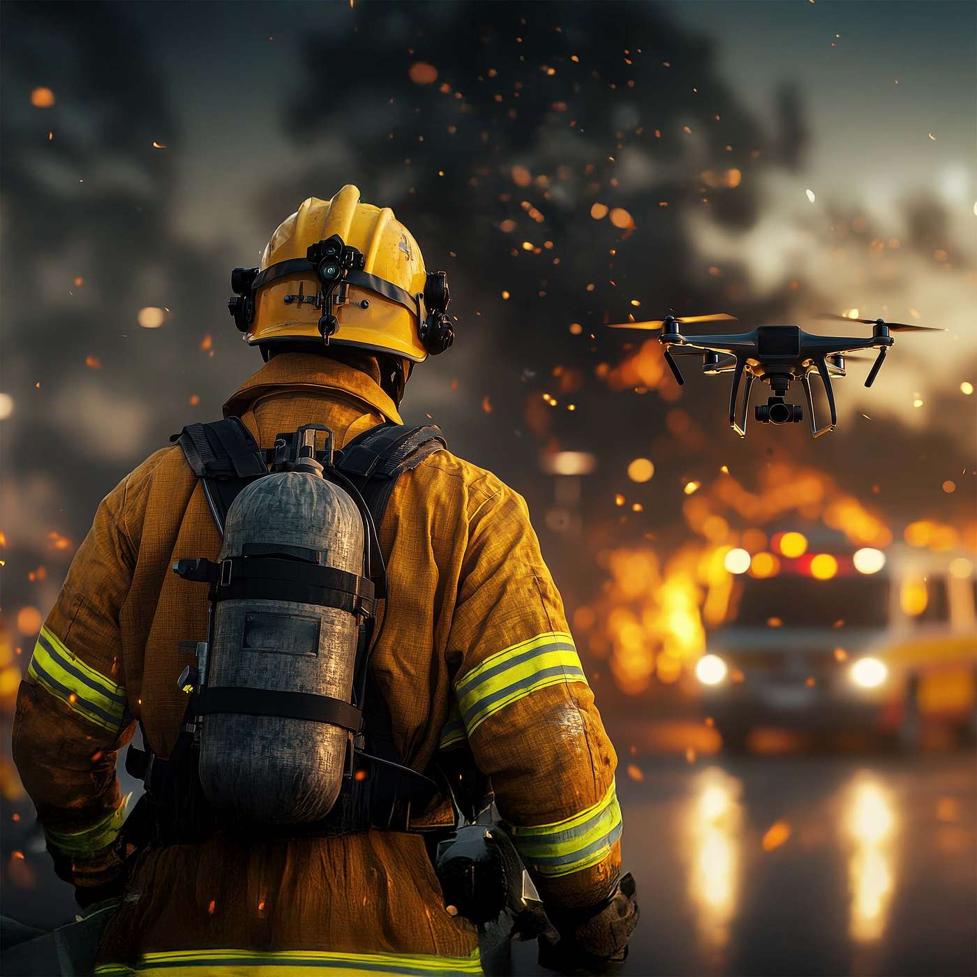 Drones in Firefighting: The Ultimate Force Multiplier Drones in Firefighting: The Ultimate Force Multiplier