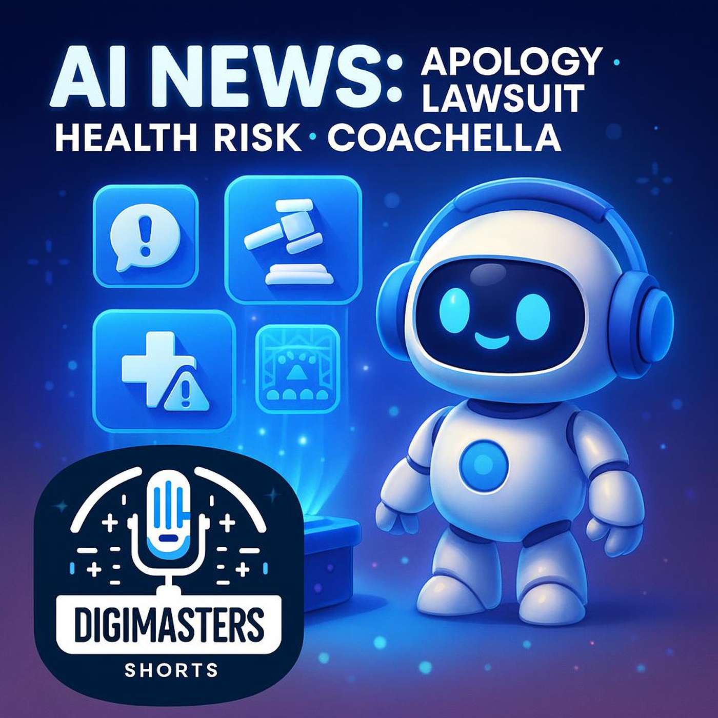 OpenAI’s Altman Apologizes Over Chatbot Massacre Link, Elon Musk Sues OpenAI for $134B Battle, AI Medical Advice Endangers Patients, Coachella and Google DeepMind Revolutionize Festival with AI episode artwork