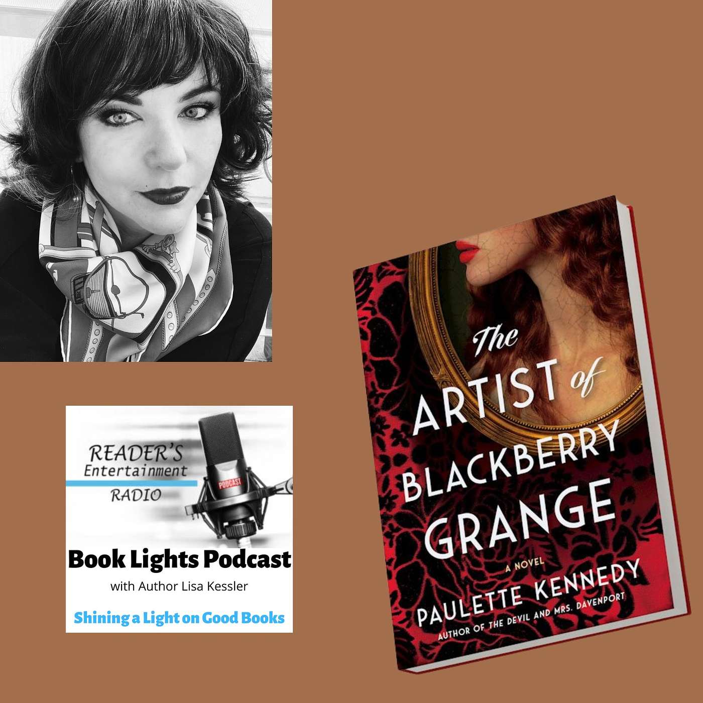 Haunted Paintings & Ghostly Mysteries with Author Paulette Kennedy on Book Lights episode artwork