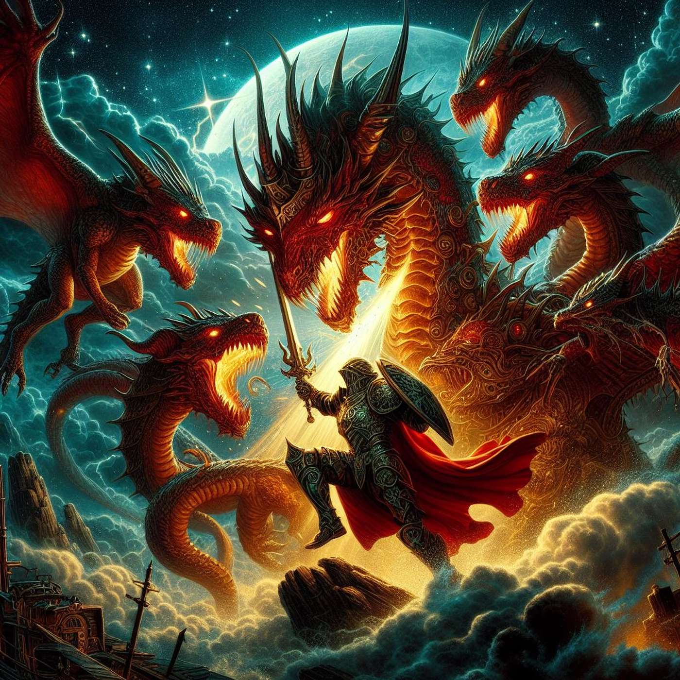 Praise God The dragon Is Overcome solo 2 fx CD64 Faithful program Nicholas Mazzio Lauren Mazzio The Rain