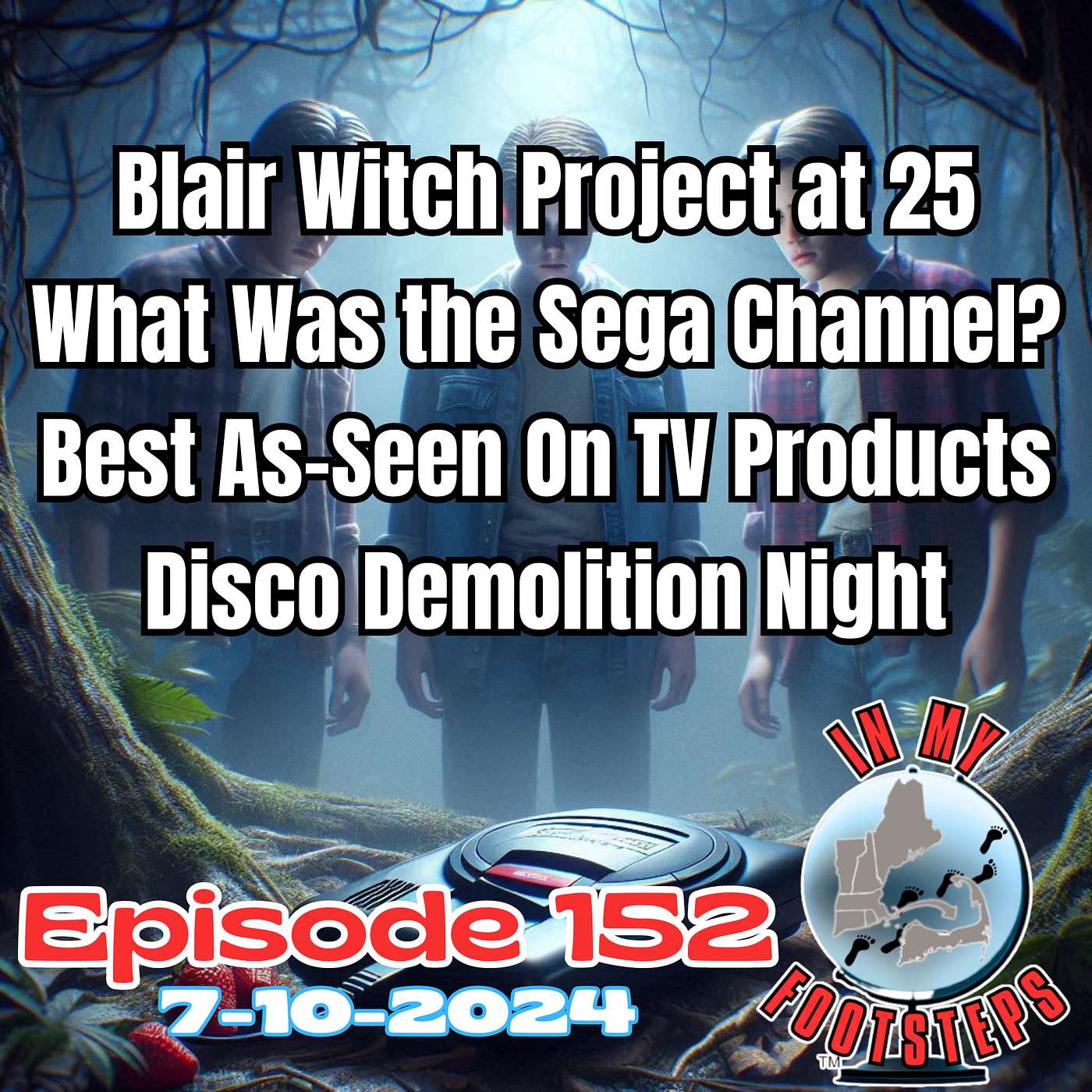 Episode 152: Blair Witch Project 25th Anniversary, What Was the Sega Channel?, Best As-Seen-On-TV Products, Disco Demolition Night(7-10-2024)