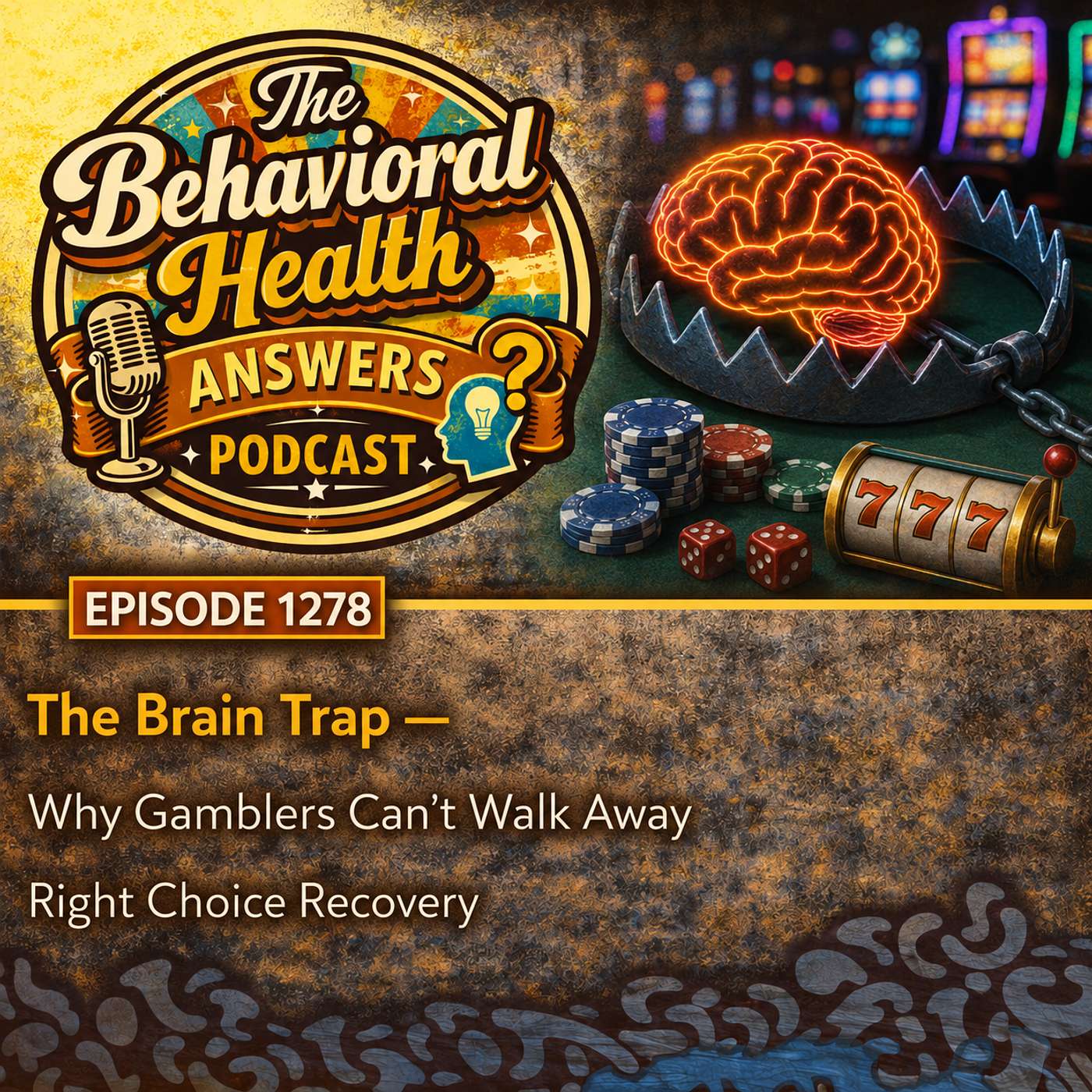 Episode 1278: The Brain Trap - Why Gamblers Can't Walk Away | Right Choice Recovery episode artwork