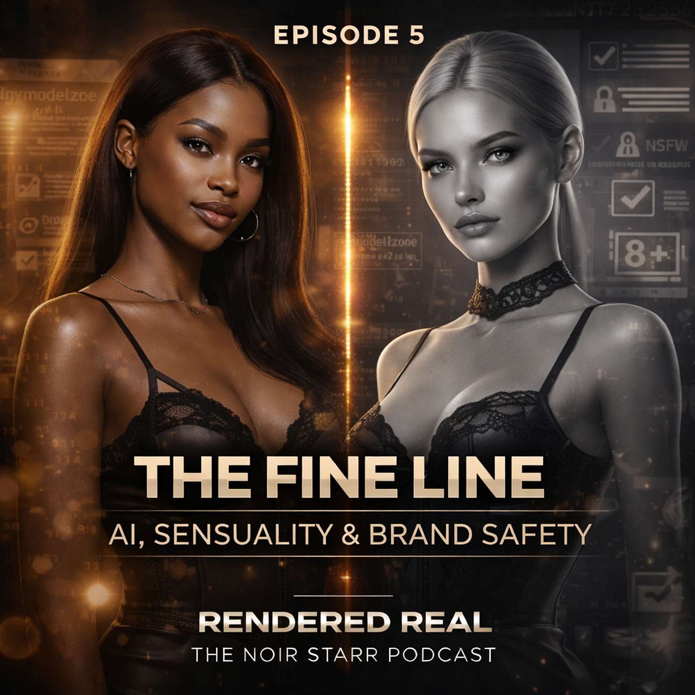 🎙️ Episode 6:  “The Fine Line: AI, Sensuality & Brand Safety” episode artwork