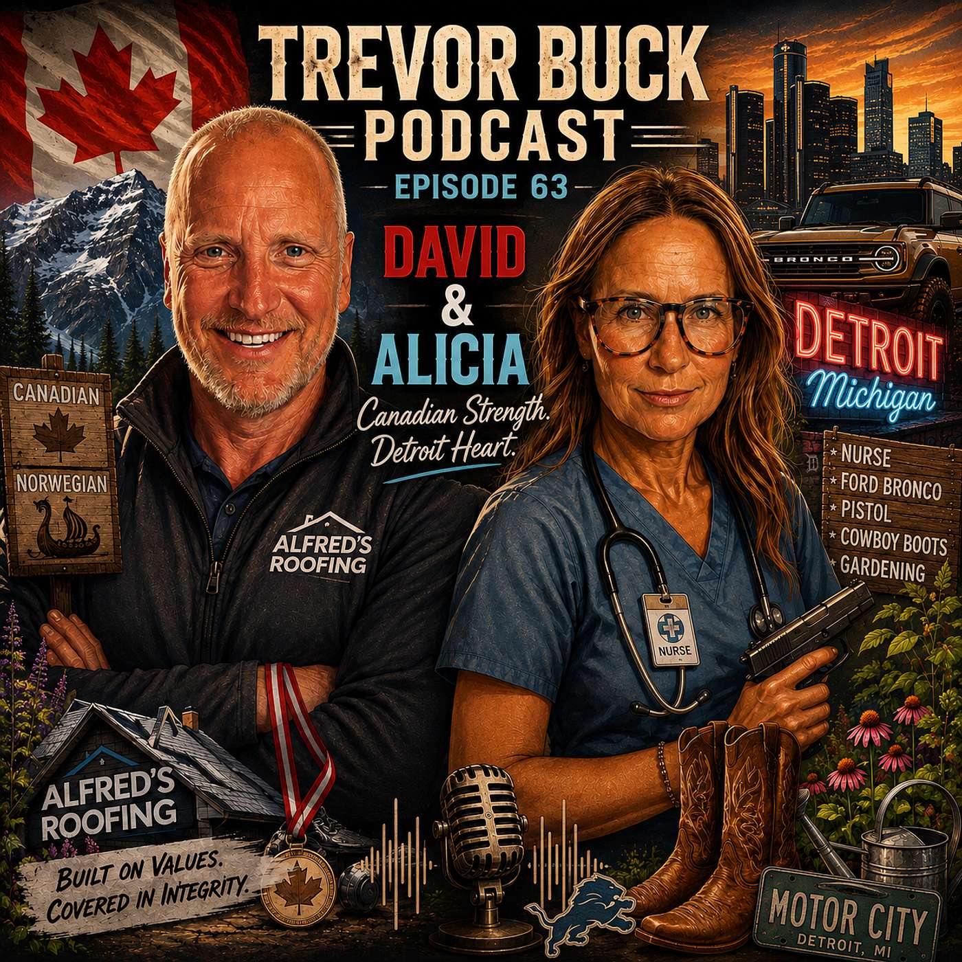 David & Alicia - Detroit - Ford Motor Company - Guns