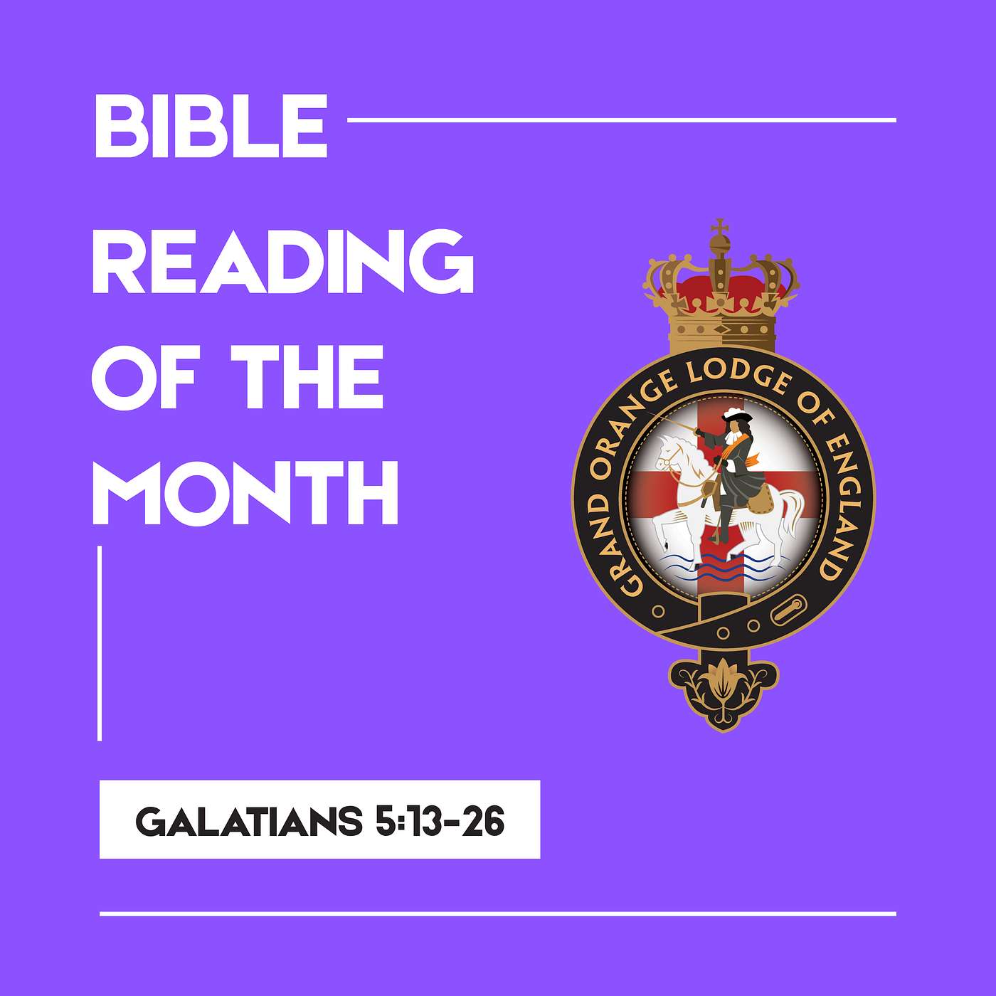 Bible Reading of the Month for June 2025 - Galatians 5:13-26 episode artwork