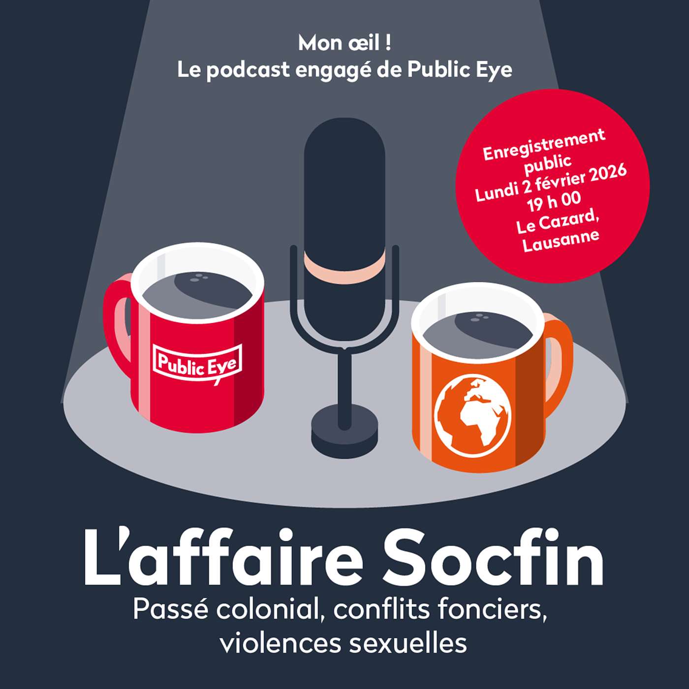 PODCAST EN DIRECT À LAUSANNE LE 2 FÉVRIER 🎙️