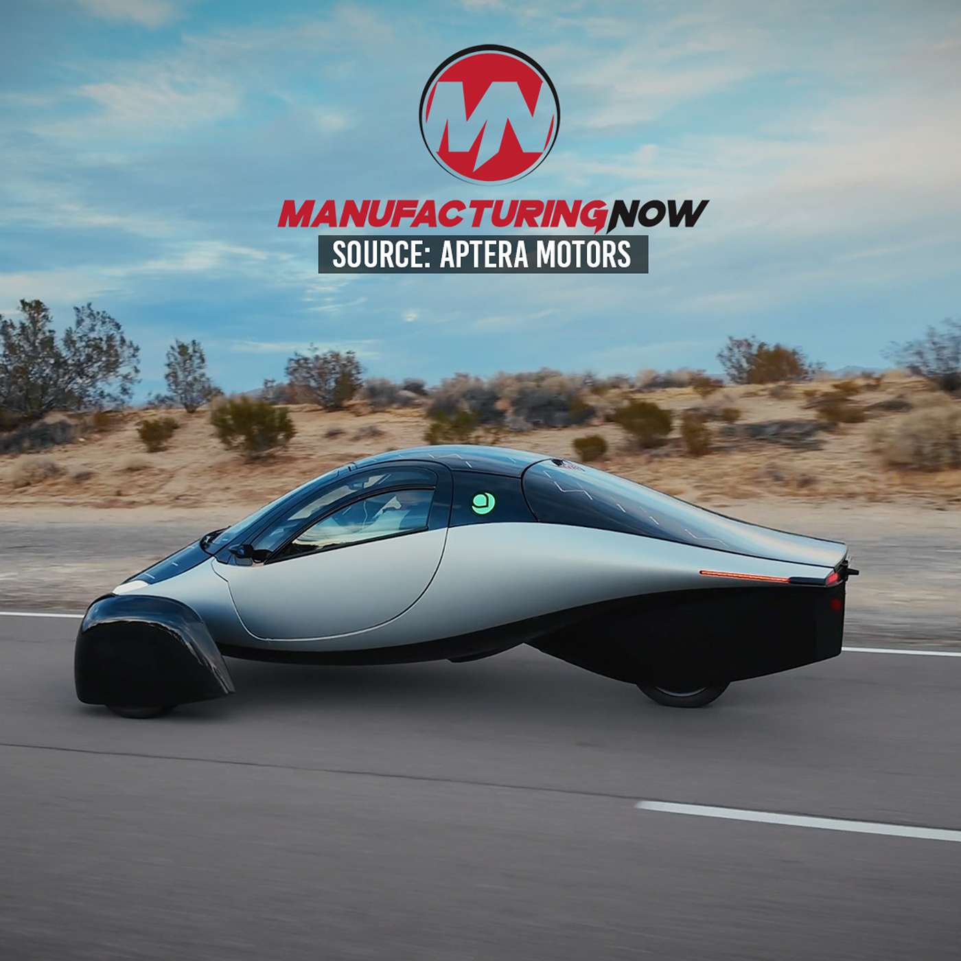 LISTEN:  Aptera Tests Exotic Solar Car in Mojave Desert