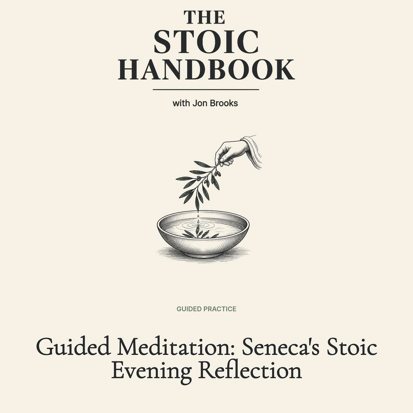 Guided Meditation: Seneca's Stoic Evening Reflection episode artwork