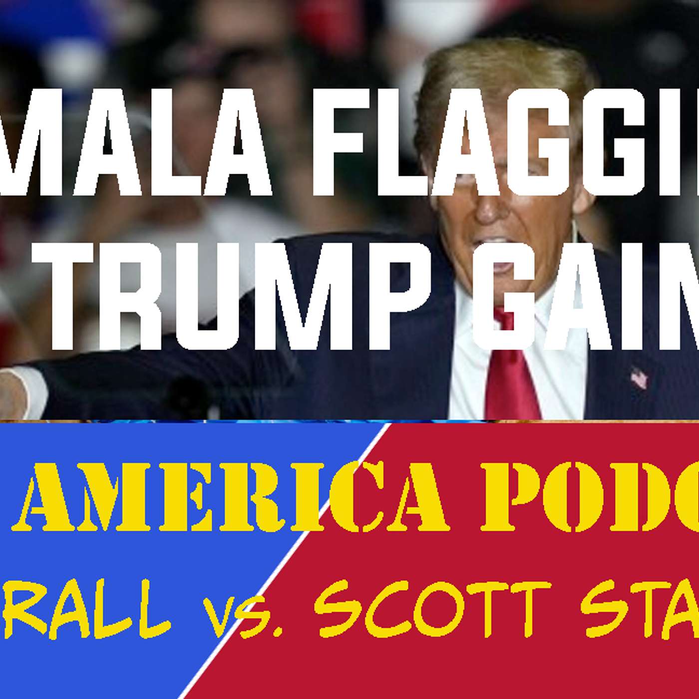 cover of episode DMZ America Podcast Ep 169: Kamala Flagging as Trump Gains