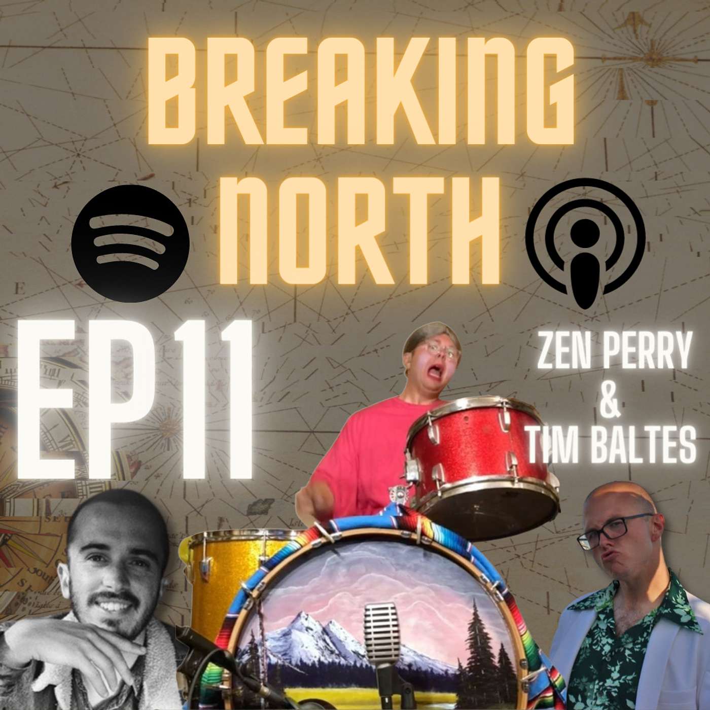 Ep. 11 DRUMMING AND SCREAMING - Tim Baltes on vintage drums, recording, social media, staying creative, the drum troll, Kenosha and more