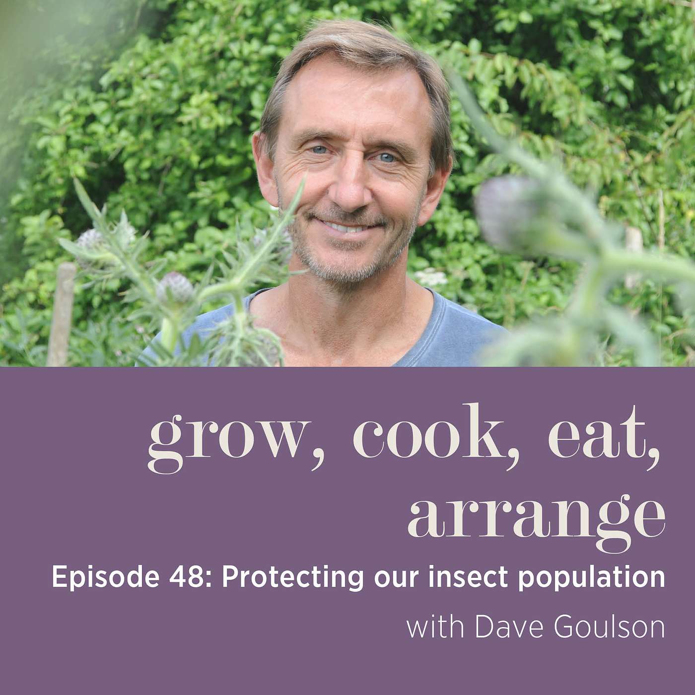 cover of episode Protecting our insect population with Author & Professor, Dave Goulson - Episode 48