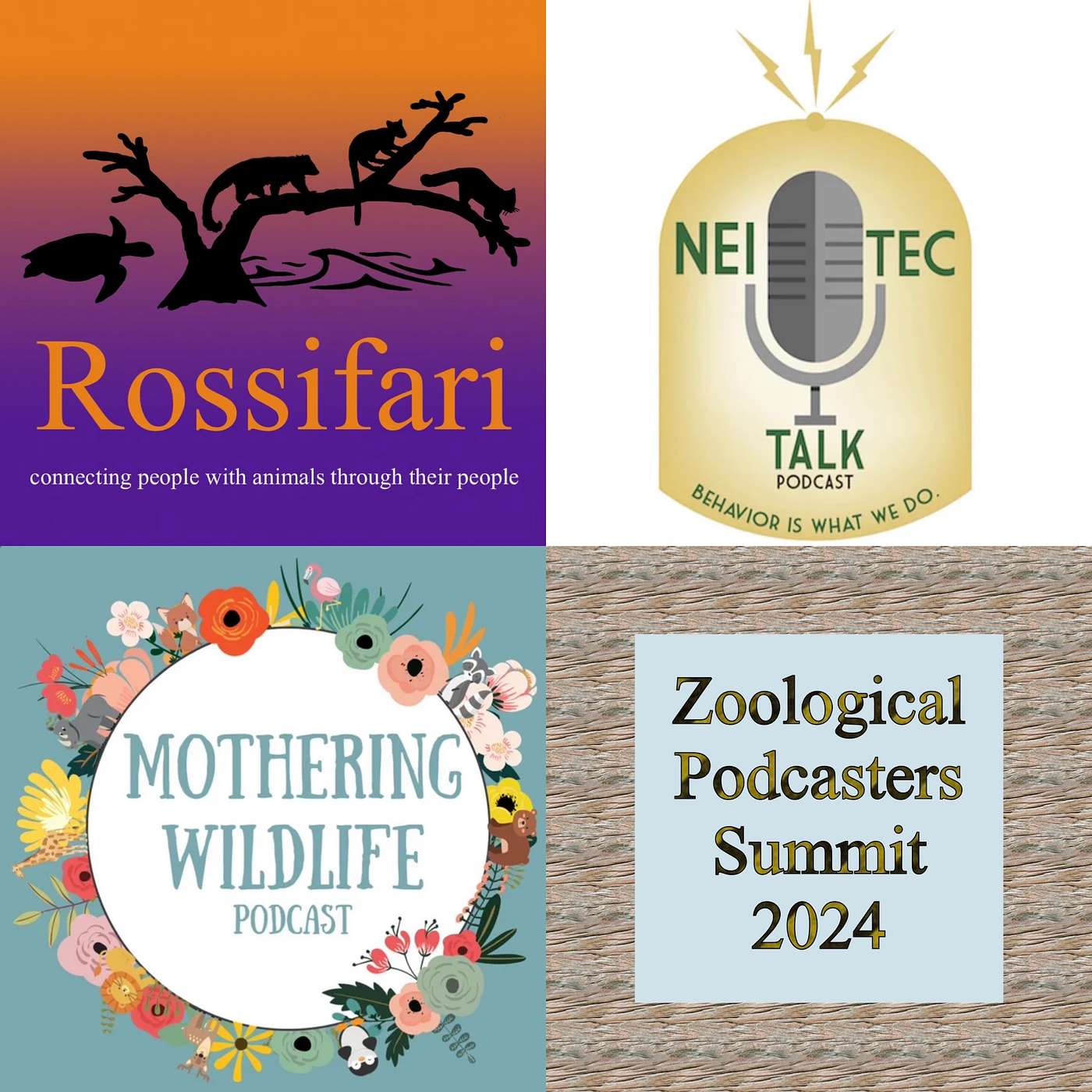 Zoological Podcasters Summit 2024 featuring Chris Jenkins of the NEI Tec Talk Podcast and Elizabeth Johnson of Mothering Wildlife