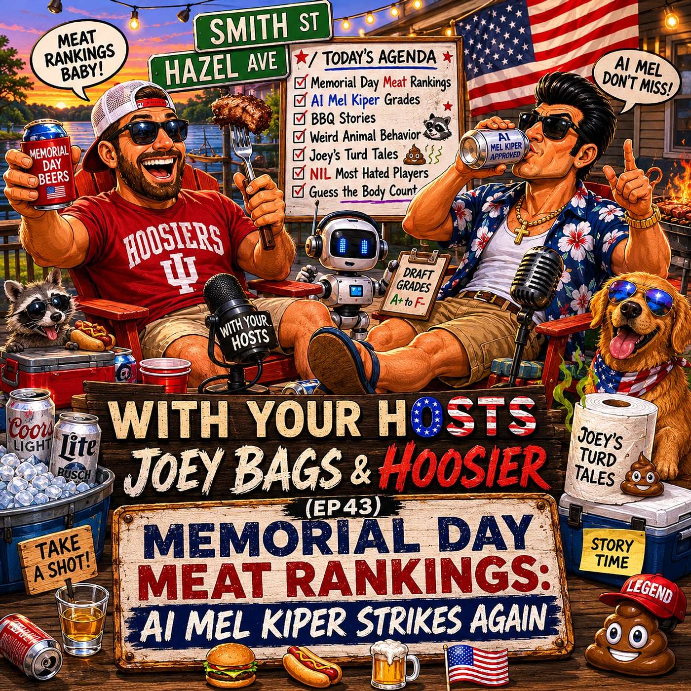 (Ep43) Memorial Day Meat Rankings: AI Mel Kiper Strikes Again🍔🌭🍺🇺🇸 episode artwork